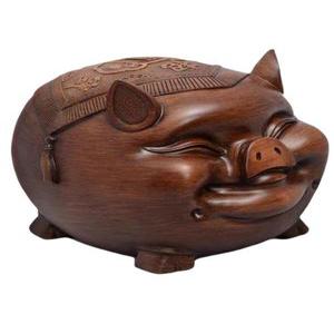 데비스 황금 돼지 저금통 대형 원목 동전 대형저금통 돼지저금통 황금돼지저금통 금고저금통