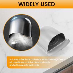 N84R 완벽방수 스테인레스 스틸 벤트 후드 벽 공기 배출구 커버 용 부식 추출기