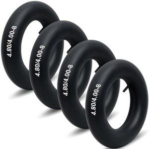 EaJ 휠바로우 핸드 트럭 잔디 깎는 기계 카트 돌리 트레일러 등을 위한 데이터리 4 80/4 00 8인치 어 내부 튜브 헤비 듀티 교체 블랙