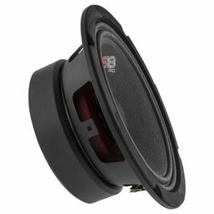 DS18 PRO-GM6 스피커 - 6.5인치, 미드레인지, 블랙 스틸 바스켓, 480W 최대, 140W RMS, 8옴 프리미엄 품질 미드레인지 자동차 또는 트럭 스테레오 사운드 시스템용 오디오 도어 스피커(1개 스피커)