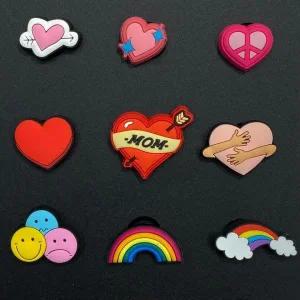 [크록스] HC02 미니 반짝 하트 JIBBITZ 매장발송 신발 꾸미기 악세사리 참 파츠 이쁜 핑 (S38406329)