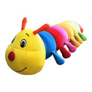 알록달록 인형 모찌 애벌레 쿠션 말랑 비즈