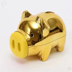 루온일스토어 골드 돼지저금통 대 색상랜덤 지폐저금통