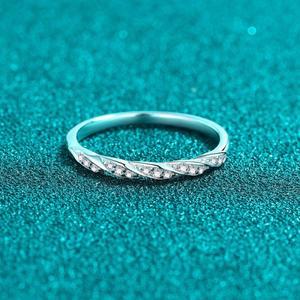 남자 모이사나이트 반지 다이아 랩 다이아몬드 결혼 1 캐럿 18k 화이트 골드 플래티넘 PT950 Moissanit 독