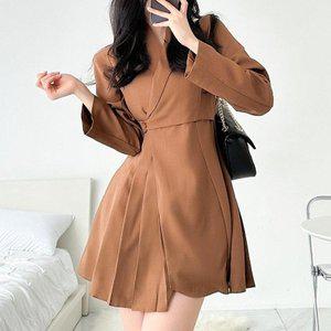 [VY] 여자 아코디언 나들이룩 SS 남방 언발 원피스_16178936_588847