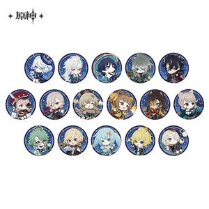 원신 공식 굿즈 별빛의 편지 시리즈 배지 캔뱃지 원형 푸리나 벤티 라이오슬리