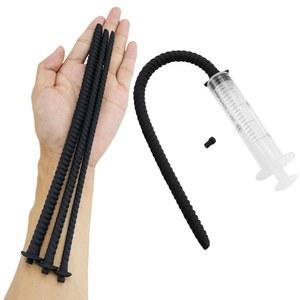 실리콘 요도 사운드 카테터 남성 플러그 주입 삽입 윤활제 성인 자극