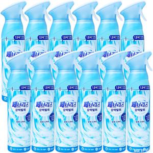 페브리즈 에어 공기탈취제 린넨스카이 165g 12개