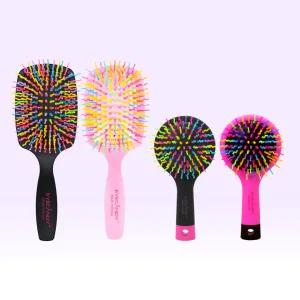 아이캔디 레인보우 볼륨 헤어 패들브러쉬 + 미디엄브러쉬 2종 세트