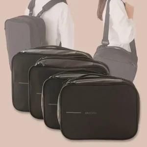 [엑스디디자인] 여행용 압축 파우치 세트 4종 백팩 슬링백 겸용 캐리어 방수 정리 팩 트레블 키트 보조 가방 XL+L+M+M