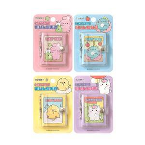 [일정문구] 레이지스타 미니 노트 키링 4종1세트