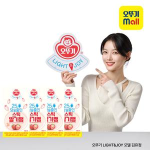 [본사직영] 오뚜기 LIGHT&JOY 당을줄인 스틱딸기쨈(10T) 200g, 4개