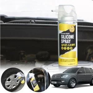 모하비 크린텍 실리콘 스프레이 420ml 내장재색상복원 고무경화방지 타이어광택