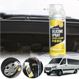 쏠라티 크린텍 실리콘 스프레이 420ml 내장재색상복원 고무경화방지 타이어광택