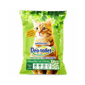 데오토일렛 감자 앤 사막화 제로 고양이 모래 녹차향