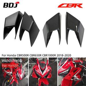 커버 용 BDJ 사이드 윙렛 페어링 호환 디플렉터 CBR500R 윈드 오토바이 윙 CBR650R 보호 혼다 CBR1000RR 2018