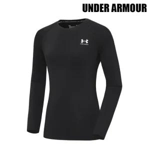 [UNDER ARMOUR] UA 여성 히트기어 어센틱스 컴프레션 긴팔 티셔츠 블랙 1365459-001