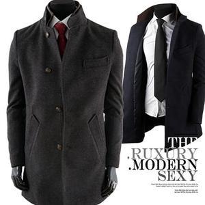 [S652182]남자모직코트 차이나카라세미롱코트