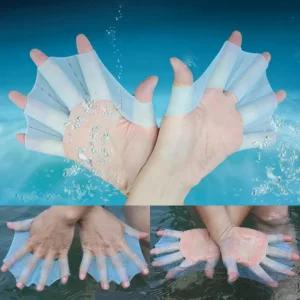 손가락 오리손 물갈퀴 2P 1세트 손지느러미 장갑 발 초보 개구리 용품 수영