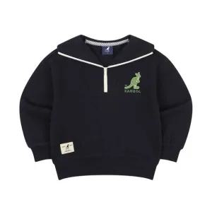 [캉골키즈]하프 집업 로고 스웨트셔츠 PC 0001 네이비
