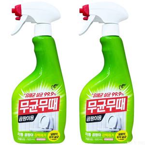 피죤 무균무때 곰팡이용 세정제 500ml 2개
