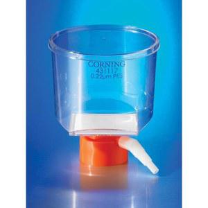 코닝 431118 일회용 병뚜껑 필터; 500mL 부피; PES, 멤브레인; 12개/팩