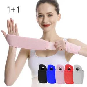 컬러 엄지고리 압박밴딩 양손형 랜덤 2세트 204946 손목아대 손목보호대 압박보호대 고리압박밴딩