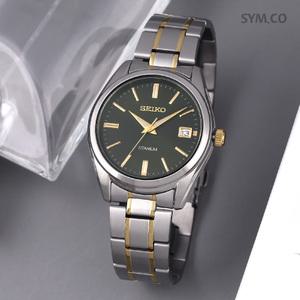 세이코 SUR377P1 사파이어 클래식 정장 그린 콤비 티타늄 남자 메탈 시계 c