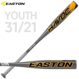 이스턴 하복 유소년 배트 31인치 21온즈 -10드랍 HAVOC 야구배트