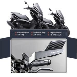 HD 광각 비전 바이크 오토바이 윈드 윙 합금 백미러 YAMAHNMAX VMAX TMAX NMAX155 NMAX150 NMAX125 NMAX 업