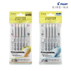 파이롯트 키레나 형광펜 5색세트 KIRENA 트윈형광펜