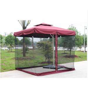 야외 모기장 파라솔 대형 우산 방지 메쉬 방수 보호