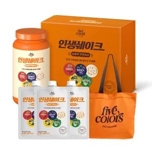 [선물세트] 인생쉐이크 700g 대용량 보틀 1개입 + 45g 파우치 3개 + 에코백