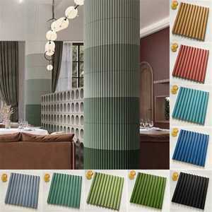 실내 인테리어 타일 벽부착 기둥 디자인 아트월 벽지