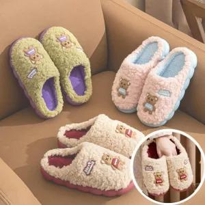 털슬리퍼 실내용 양털 방한 보온 수족냉증 쿠션 실내화