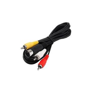 제네시스 1 메가 드라이브 마스터 시스템 1용 180만 6피트 AV 오디오 비디오 복합 TV 케이블에 호환되는 RUITROLIKER