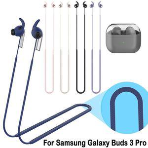 실리콘 이어폰 분실 방지 로프 랜야드 목 스트랩 액세서리 갤럭시 호환 버즈 3 프로용 이어폰 거치대 스트