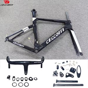 CECCOTTI RF24 모델 풀 히든 케이블 로드 자전거 프레임 T1000 카본 파이버 디스크 브레이크 자전거 프레임
