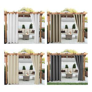 키밍 야외 방수 캐노피 블라인드 커튼 소형 카페