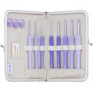 크로바 오카모토 게이코 플라워 아틀리에 뜨개질바늘 세트 코바늘