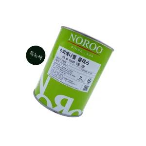 노루 슈퍼에나멜 플러스 특녹색 유광 1L 목재페인트 유성도료 알키드수지