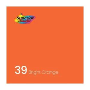 고품질 39 2.7x11m Bright 스튜디오 Orange 배경지 촬영 (WFJ90VK)