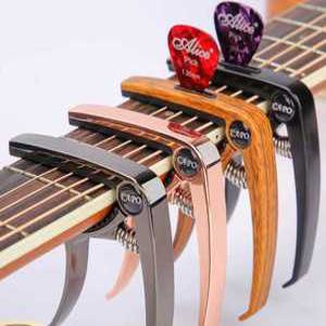 2pcs 기타용 카포 2in1 CAPO 케이포 기타 우쿨렐레 고급 클립형