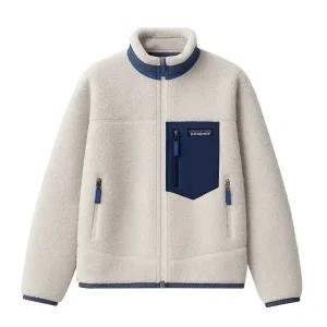 파타고니아 클래식 레트로 X 플리스 남성 후리스 점퍼 집업 뽀글이 자켓 내추럴블루 23056-NTSB