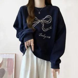 새로본(봄가을)506심플리본M 맨투맨 빅사이즈 라운드넥티 박스롱 여성 여자 미시