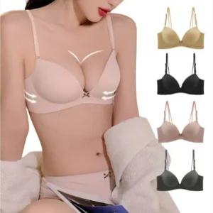 왕뽕 볼륨업 심리스 노와이어 무봉제 사기브라 푸쉬업 데일리