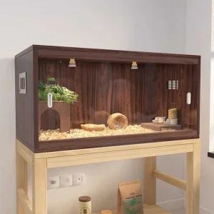 도마뱀 사육장 파충류 아크릴 하우스 투명 온도조절 양서류 렉