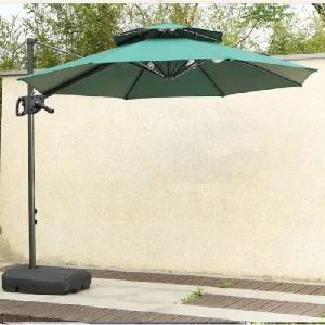 원형파라솔풀세트 360도회전 폴딩 물통+파라솔세트