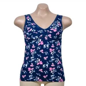 플로럴 패턴 여성 노몰드 노와이어 브라런닝