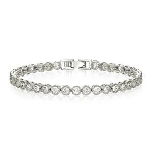 [엘르주얼리] 트윙클라 클래식 테니스 팔찌 ELBRBB105